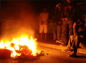 Rather than burn barricades