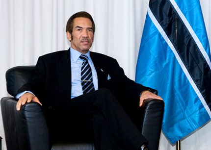 President Ian Khama from Botswana will give the keynote address at this year's Drivers of Change awards