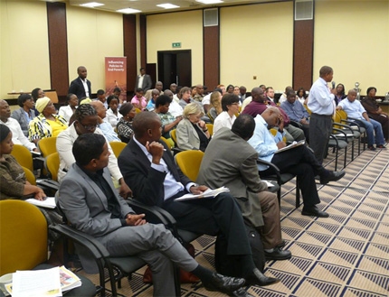 Participants at the launch of the (Dis)Enabling the Public Sphere
