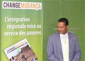 Ashley Green-Thompson, at the launch of ChangeMudan&ccedil;a magazine