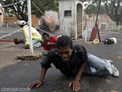 Many people were wounded during the protests