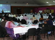 Civil society representatives from across the region preparing for the SADC poverty and development summit in Mauritius in 2008, with facilitation by Umhlaba Development Services.